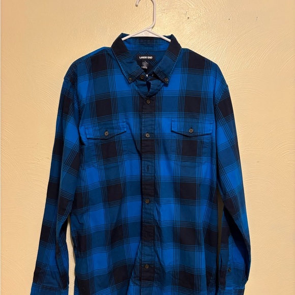 Lands' End Other - Lands' End Blue and Black Casual Button Down Shirt